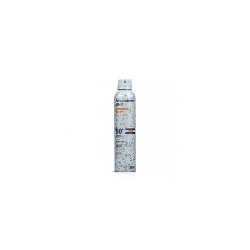 Isdin Fotoprotector Spray transparente SPF+50 Wet Skin