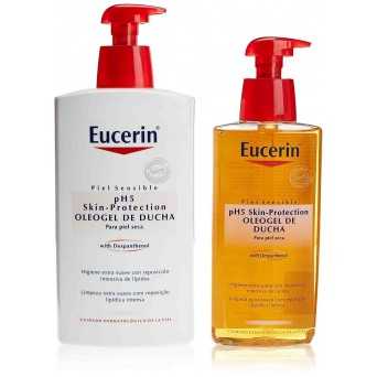 EUCERIN FAMILY PACK OLEOGEL PH5 1L+400ML