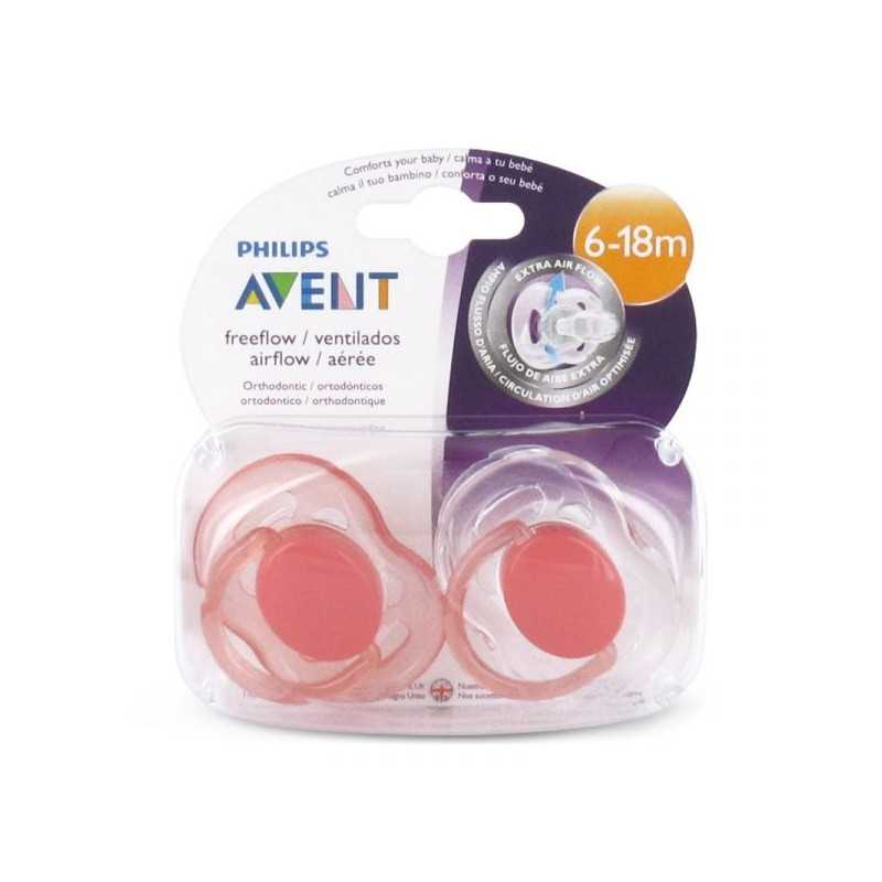 Avent chupete ultra soft 6-18meses 2 unidades