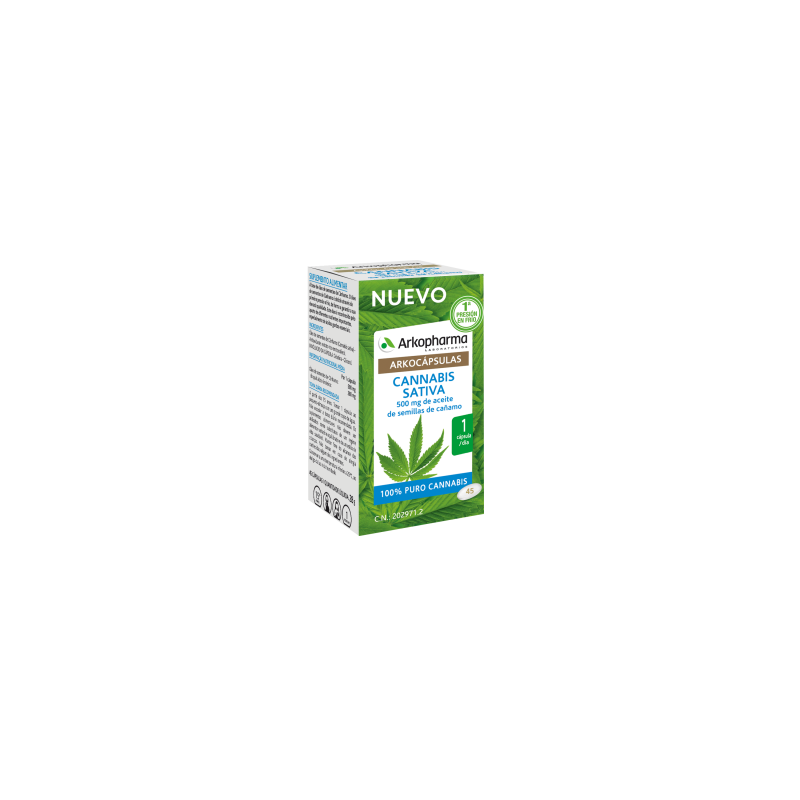 Arko Cannabis Sativa 500mg 45 cápsulas